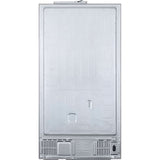 Haier 628.0 L HRT-683KG Convertible Magic Cooling Zone Expert Inverter Technology Frost Free Side by Side Refrigerator (Black Glass)