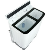 Haier 8.50 kg HTW85-178BK Semi Automatic Top Loading Washing Machine (Black)