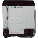 Haier 8.50 kg HTW85-178BK Semi Automatic Top Loading Washing Machine (Black)