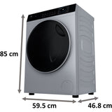 Haier 8.0 k HW80-IM12929CS3, Inverter Technology, Fully Automatic Front Load Washing Machine (Ore Silver)