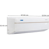Blue Star 1.50 T IA318VNU 3 Star Copper Condenser Inverter Split Air Conditioner (Model 2022, White)