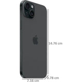 Apple 15.54 Centimeter (6.1) IPHONE 15 256 GB Dual Rear Camera (48 MP Main) A16 Bionic iOS 17 Processor Without Charger Smartphones Mobile