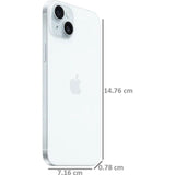 Apple 15.54 Centimeter (6.1) IPHONE 15 256 GB Dual Rear Camera (48 MP Main) A16 Bionic iOS 17 Processor Without Charger Smartphones Mobile