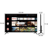 Haier 139 Centimeter (55) LE55K7700HQGA Smart AI Plus 4K Ultra HD Android Smart LED TV (Black)