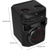 LG ON2D.EINDLLK X-Boom 100 W 2.1 Channel with Karaoke Playback Mic Powerful Sound Bluetooth Party Speaker (Black)