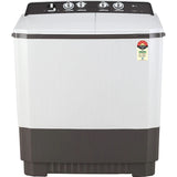 LG 10.0 Kg P1040RGAZ.ADGQEIL 5 Star Collar Scrubber with Roller Jet Pulsator Semi Automatic Top Loading Washing Machine (Dark Grey)