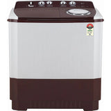 LG 10.0 kg P1050SRAZ.ABGQEIL 5 Star Wind Jet Dry & Rat Away Technology Semi Automatic Top Loading Washing Machine (Burgundy)