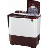 LG 10.0 kg P1050SRAZ.ABGQEIL 5 Star Wind Jet Dry & Rat Away Technology Semi Automatic Top Loading Washing Machine (Burgundy)