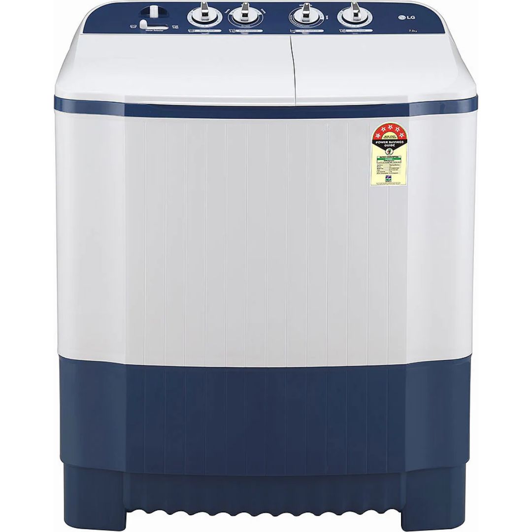 LG 7.0 kg P7010NBAZ.ADBQNST 5 Star Semi Automatic Top Loading Washing Machine (Dark Blue)