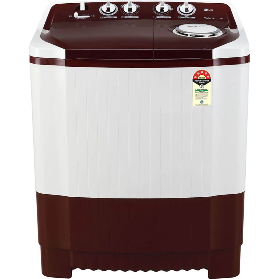 LG 7.50 Kg – India Automatic Semi Value P7510RRAZ.ABGQEIL Pulsator Plus Roller 5 Jet Star