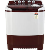LG 8.0 kg P8035SRAZ.ABGQEIL 5 Star With Rat Away Technology Semi Automatic Top Loading Washing Machine (Burgundy)