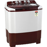 LG 8.0 kg P8035SRAZ.ABGQEIL 5 Star With Rat Away Technology Semi Automatic Top Loading Washing Machine (Burgundy)