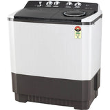 LG 9.0 Kg P9041SGAZ.ADGQEIL 5 Star Spin 6.50 Kg, Rust Free Body, Roller Jet Pulsator, Wind Jet Dry, Semi Automatic Top Loading Washing Machine (Grey)