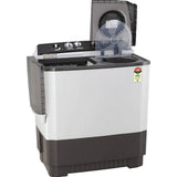 LG 9.0 Kg P9041SGAZ.ADGQEIL 5 Star Spin 6.50 Kg, Rust Free Body, Roller Jet Pulsator, Wind Jet Dry, Semi Automatic Top Loading Washing Machine (Grey)