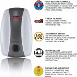 Racold 3.0 L Pronto Stylo SS 3V-3KW WH Instant Water Geyser (White)