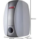 Racold 3.0 L Pronto Stylo SS 3V-3KW WH Instant Water Geyser (White)