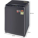 LG 7.0 kg T70SJMB1Z.ABMQEIL 5 Star Jet Spray Punch+3 Turbo Drum Fully Automatic Top Loading Washing Machine (Middle Black)