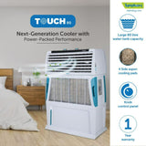 Symphony 80.0 L, Touch 80 Room/Personal Air Cooler (White)