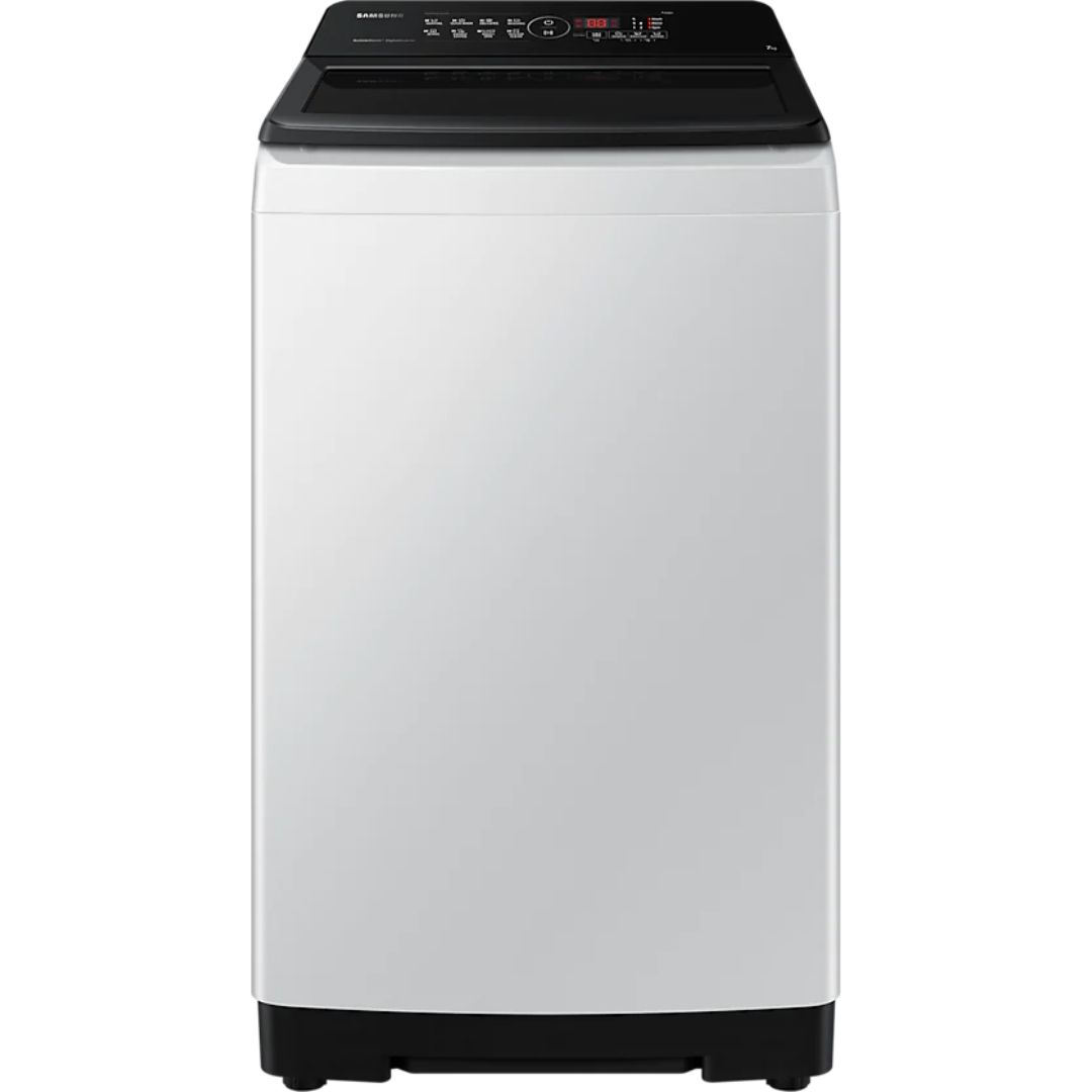 Samsung 7.0 kg WA70BG4441BG/TL Ecobubble Digital Inverter Motor Fully Automatic Top Loading Washing Machine (Light Grey)