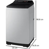 Samsung 7.0 kg WA70BG4441BY/TL 5 Star Diamond Drum Fully Automatic Top Loading Washing Machine (Lavender Grey)