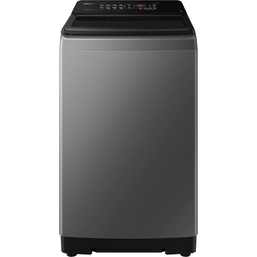 Samsung 8.0 kg WA80BG4441BD/TL 5 Star Ecobubble Digital Inverter Motor Fully Automatic Top Loading Washing Machine (Dark Grey)