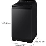 Samsung 9.0 kg WA90BG4546BV/TL 5 Star Smart Control with Wi-Fi Connectivity Fully Automatic Top Load Washing Machine (Black Caviar)