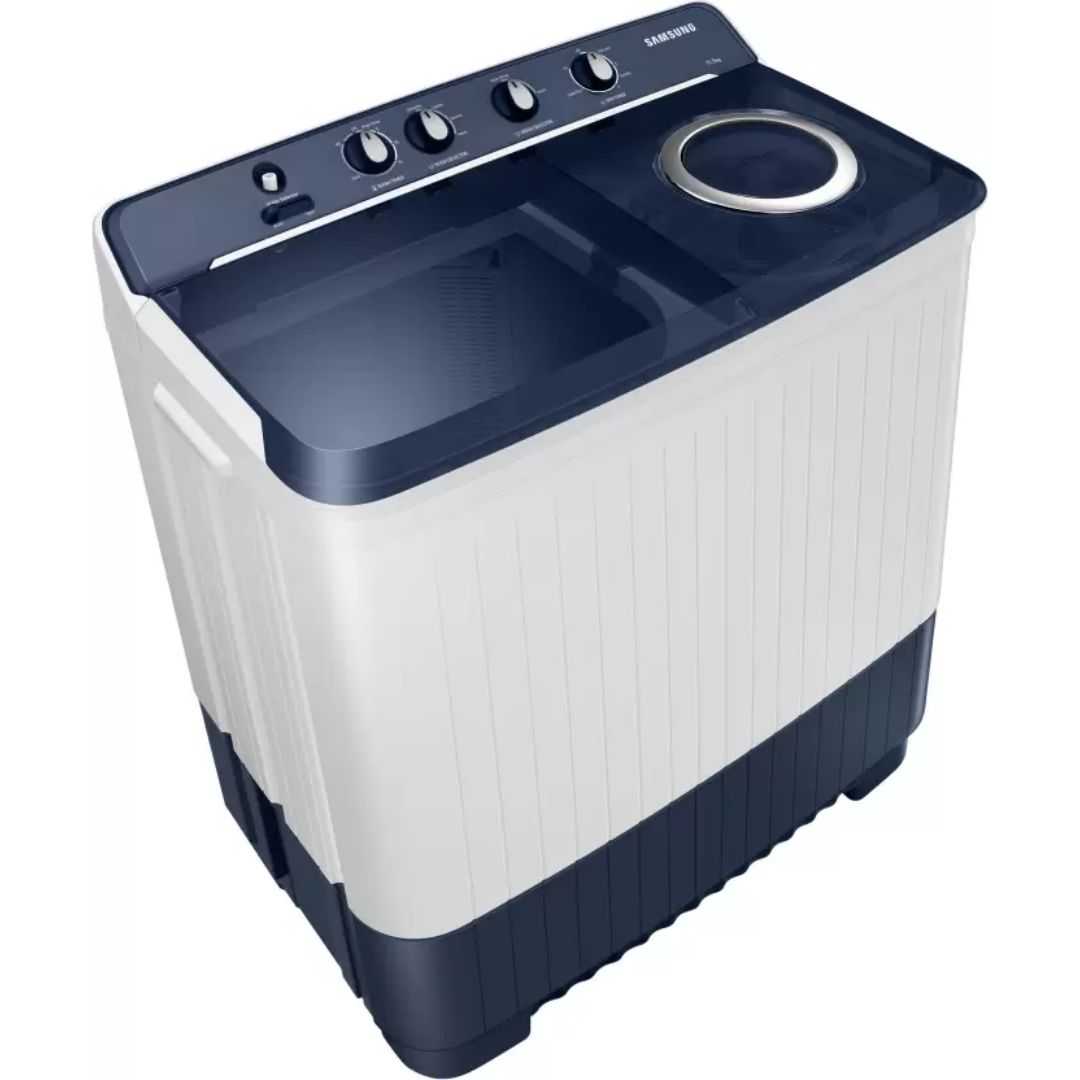 Samsung 11.50 Kg WT11A4600LL/TL 5 Star Air Turbo Technology with Magic Mixer Semi Automatic Top Loading Washing Machine (Light Grey)