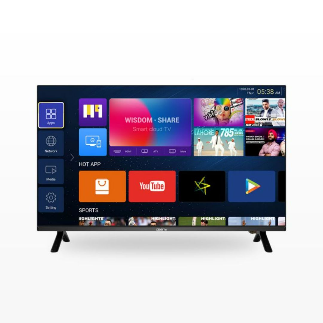 AISEN 108 Centimeter (43) A43FDS963 Full HD with Built-in Alexa Smart LED TV (2021 Model, Black)