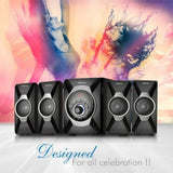 AISEN 45 W A45UFB403 RMS 4.1 Channel Bluetooth Multimedia Home Theatre (Black)