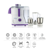 AISEN 500W A50JMP500, 3 Jars Juicer Mixer Grinder (Purple)