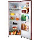 LG 270.0 L, GL-B281BSCX.DSCZEBN 3 Star with Base Drawer Direct Cool Single Door Refrigerator (Scarlet Charm)