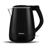 Havells 1.2 L GHBKTATK150, Aqua Plus Detachable Base, Auto Shut-off, 1500 W Double Wall Electric Kettle (Aqua Black)