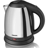 Philips, 1.2 L HD9303/02 Daily Collection Electric Kettle (Non-Detachable Base, Cord Winder, Metallic Silver)
