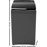 Whirlpool 7.50 k (31403) 360 BW PRO (540) H 7.5 Graphite 10YMW 5 Star Fully-Automatic Top Loading Washing Machine with In-Built Heater (Graphite, Hexa Bloom Impeller)